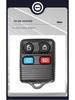 Compatible Ford Car Remote Key for 3/4 Button, 315/433 MHz