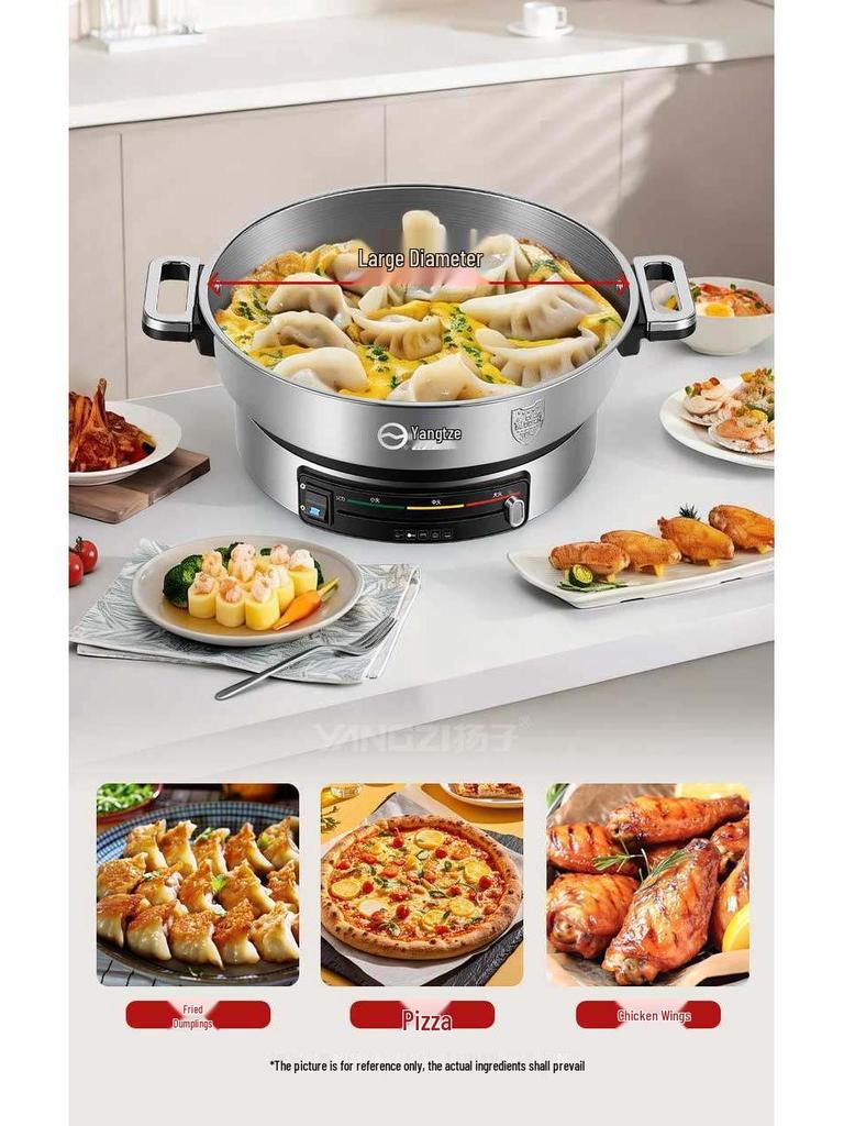 Yangzi Multi-Functional Stainless Steel Electric Griddle Pan