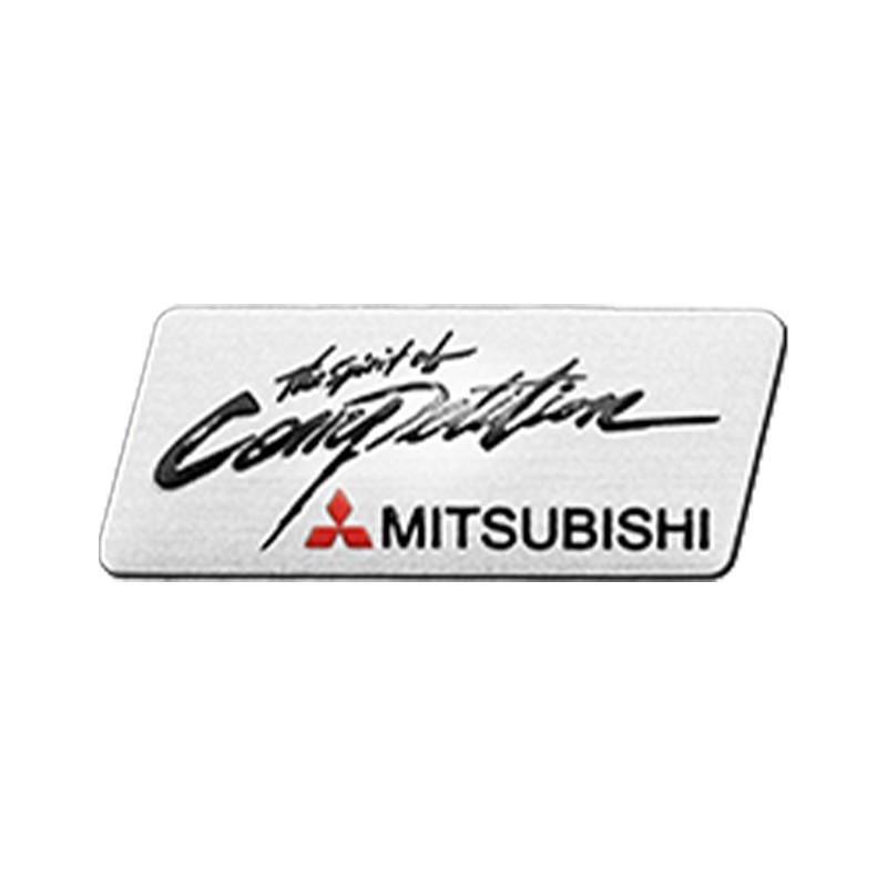 Für Mitsubishi Ralliart Lancer 10 9 EX Outlander ASX L200 3D Aluminium Autoaufkleber Emblem Karosserie Kofferraum Heck Aufkleber Zubehör