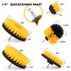 Drill Brush Drill Scrubber Power Cleaning Kit for Car Bathroom Corners 5-Piece Attachment, Brush, Carpet, Detailing, Surfaces, Upholstery, Grout,