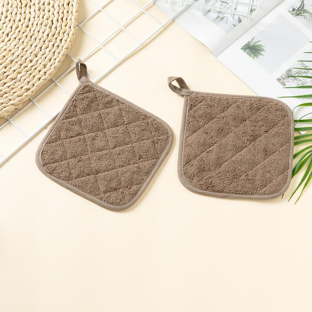 Pure Cotton Heat-Insulating Silver-Coated Pot Pad & Microwave Oven Gloves Set
