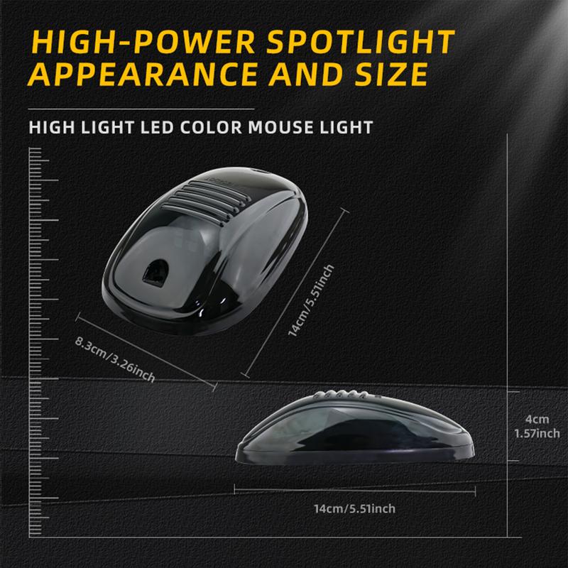 Top Reflective Lights Waterproof Led Cab Lights Roof Lights Roof Marker Lights Cab Light Anti-Scratch Remote Control For Pickup