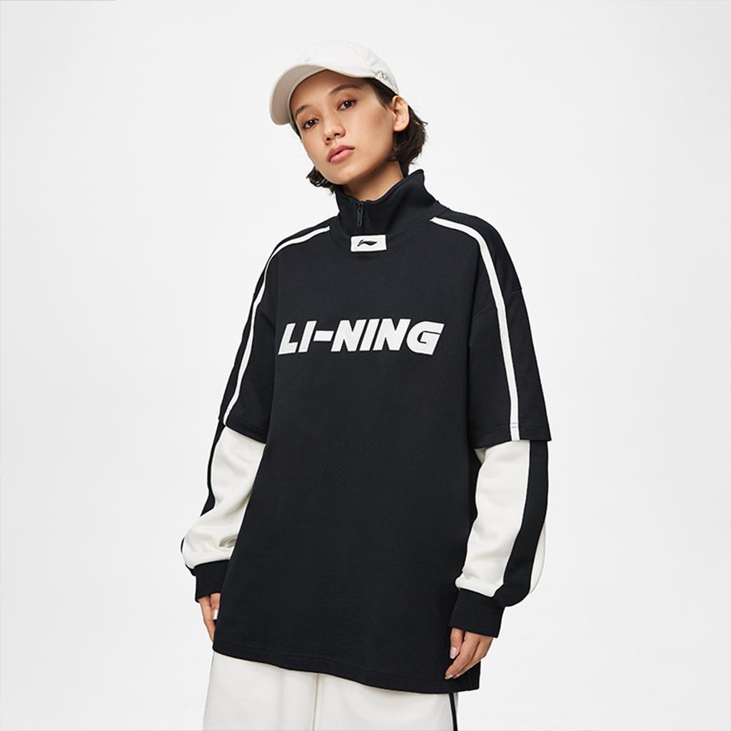Li Ning Sports Life Collection T Shirt Unisex Black AHSUD29-2