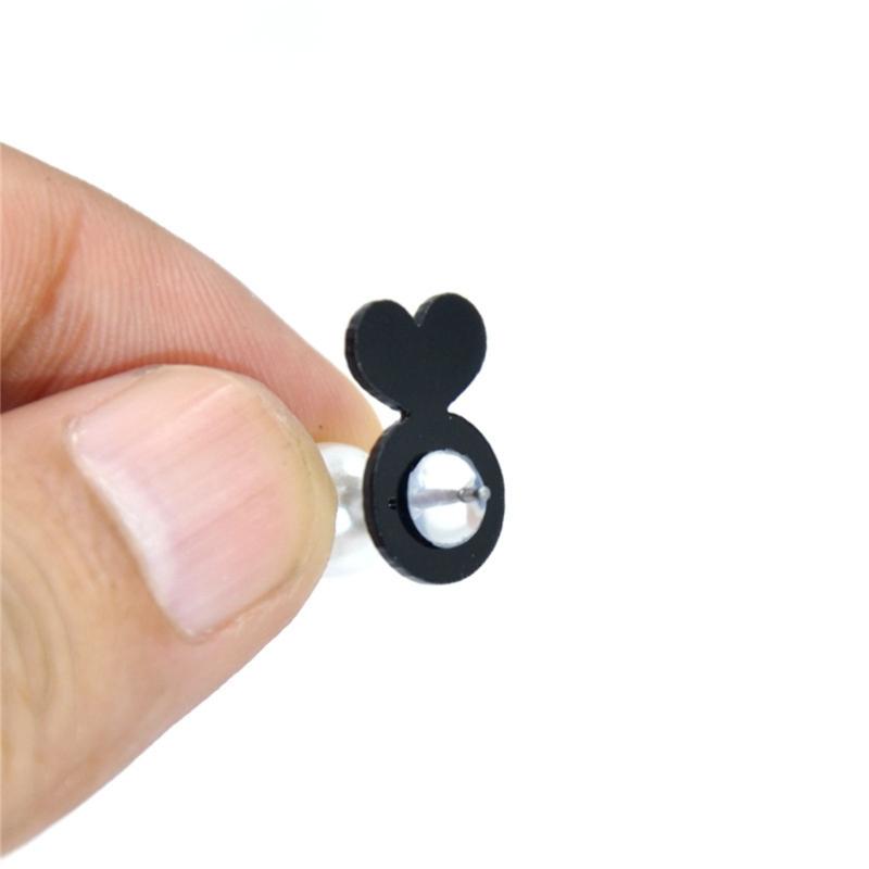 10 Pieces Comfortable Sturdy Acrylic Earring Backs Jewelry Accessory for Sensitive Ears Ensures Secure Fit All Day