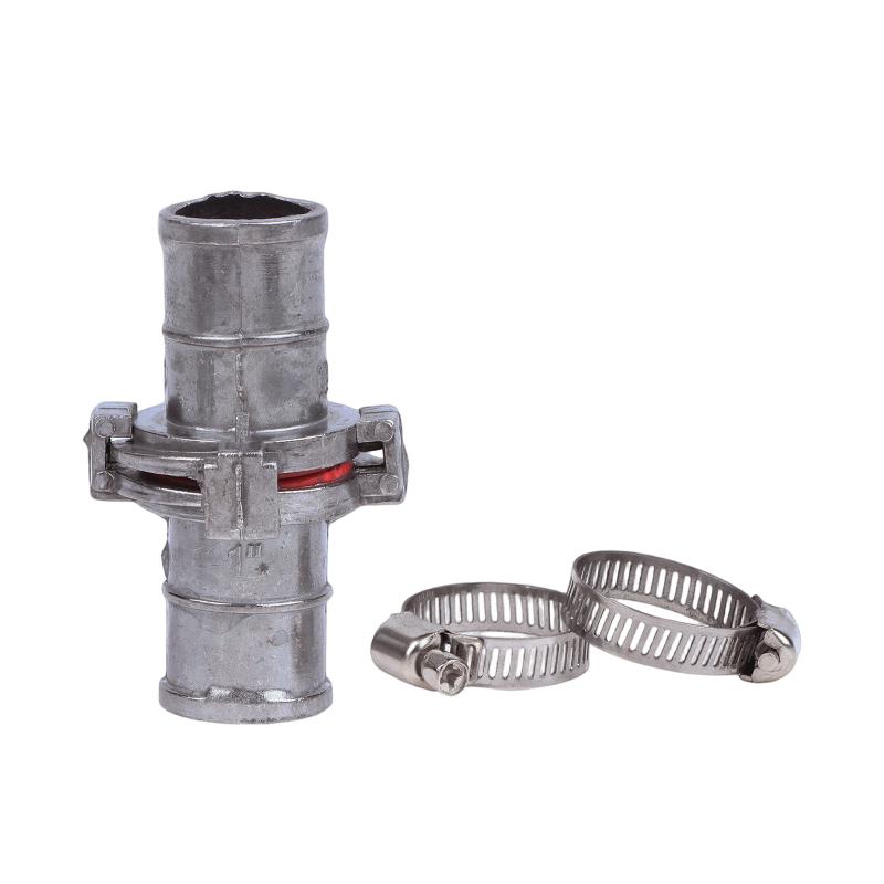 Fire Hose Connector Fast Docking Snap Coupling Rustproof Hose Clamp for Home Yard Agricultural Irrigation 1inch