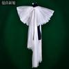 Detachable Big Puffy Tulle Shoulder Cuffs Long Streamer Floating Arm Sleeves Off Shoulder Bridal Accessory For Spaghetti Strap Wedding Gown Photoshoot