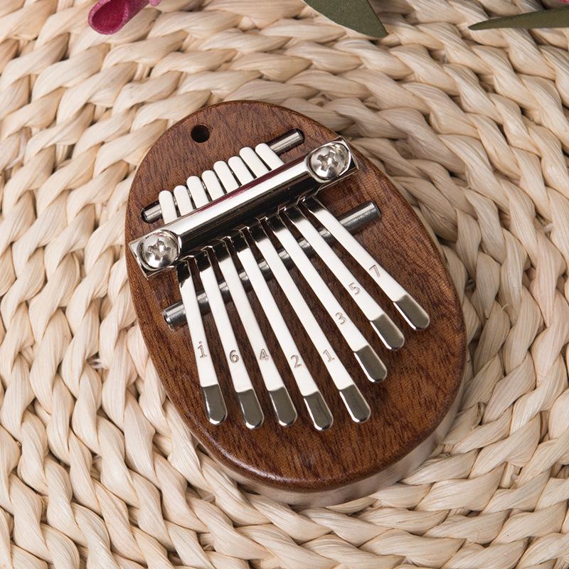 Portable 8-Note Mini Kalimba Thumb Piano for Beginners