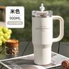 SITARAYURI 900ml Borraccia Termica Acciaio Inossidabile Tazza da Caffè Fredda e Calda Bicchiere Termico a Doppia Parete Tazza da Viaggio per Auto
