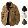 2025 Stylish New Men Corduroy Jackets Comfortable Windproof Male Clothes Casual Turn-down Collar Jacket Coats Plus Size Multiple Colors