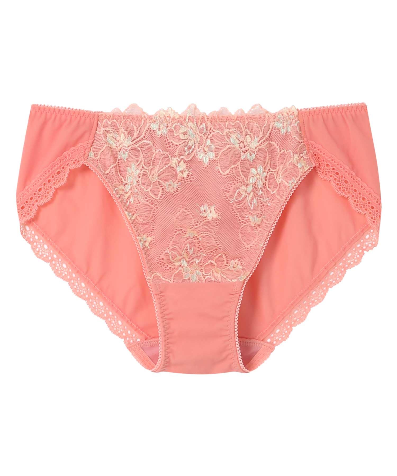 

BRAGENIC Panties Slimming Pair with and Hem Shedding Under Amphi/Wacoal (High Sides, Style) BMI350, Moisture-Wicking, Quick-Drying (Back), (Less