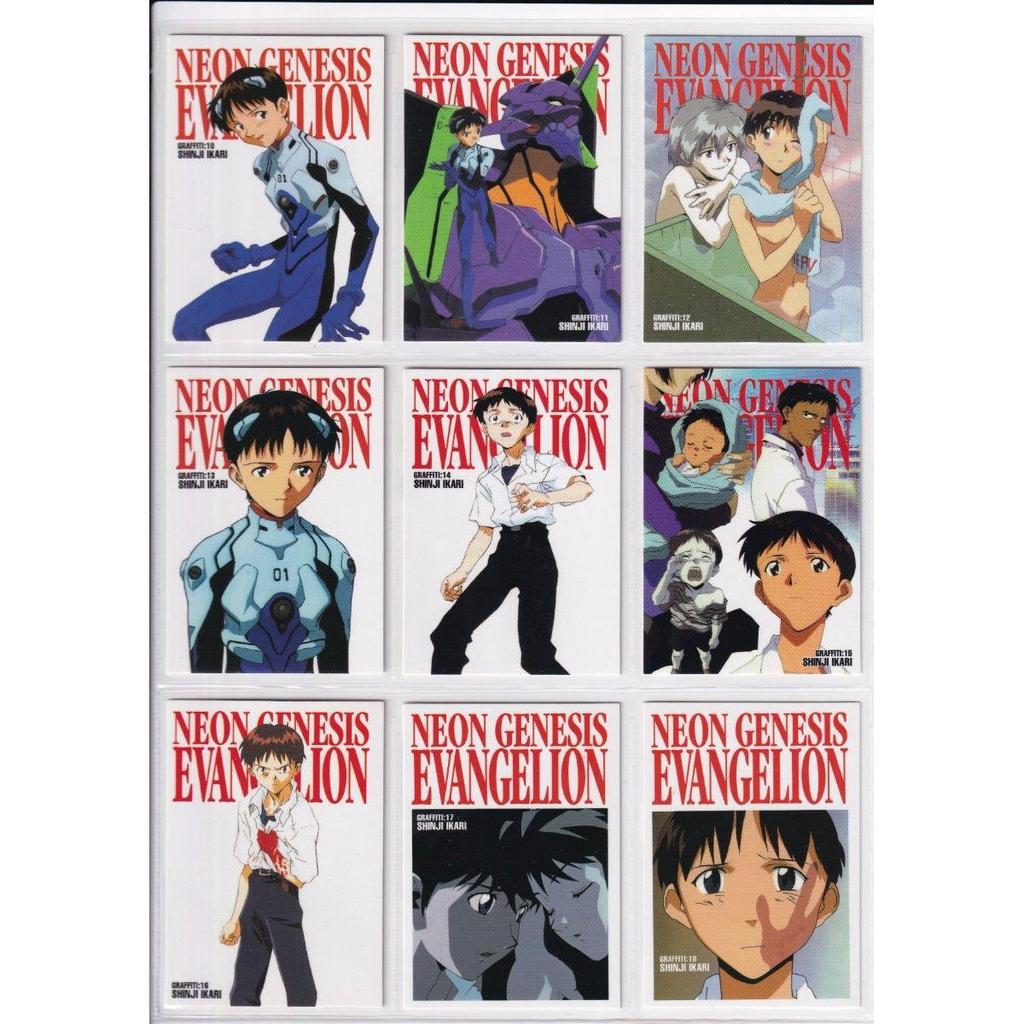 Used Evangelion Bandai Carddas Masters Vol. 2 Vol. 2 Full Complete Complete First Edition Original Edition Yoshiyuki Sadamoto