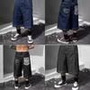 Casual Shorts For Men With Polyester Blend Summer Denim Pants Teen Youth Fashion