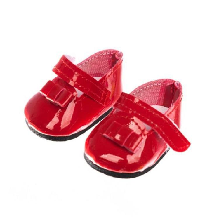 Cute Shoes Soft Fabric Doll Shoes Set With PU And Play Wardrobe Furniture For Kids