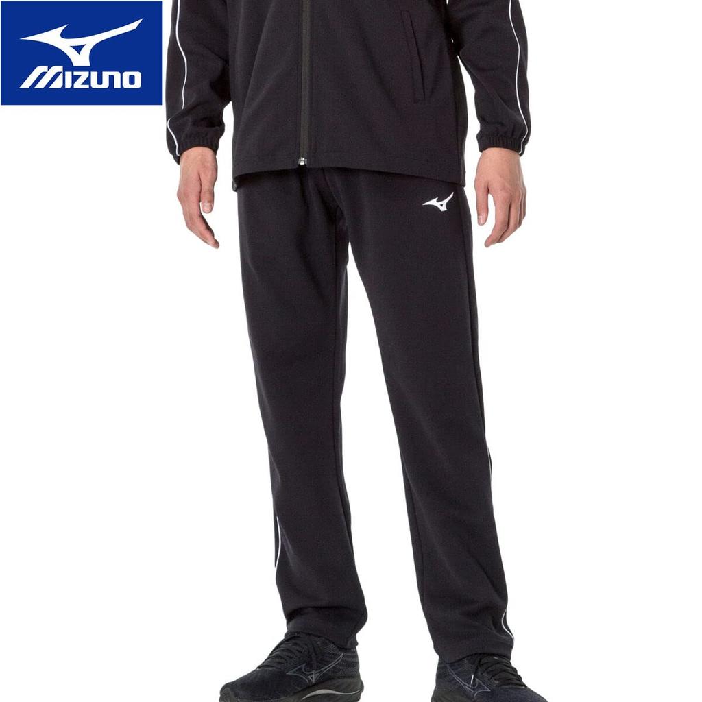 Mizuno Training Deep Size 32MDA125 Warm-Up Pants, Moisture-Wicking, Quick-Drying, Navy, M,