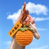 Hangli Cute Wool Persimmon Keychain Pendant