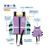 [Amazon.co.jp Exclusive] Reef Tourer Snorkeling Vest with Easy-to-Put-On Zipper, Crotch Strap, and Whistle, for Children, Buoyancy 3.4kg, Turquoise, S