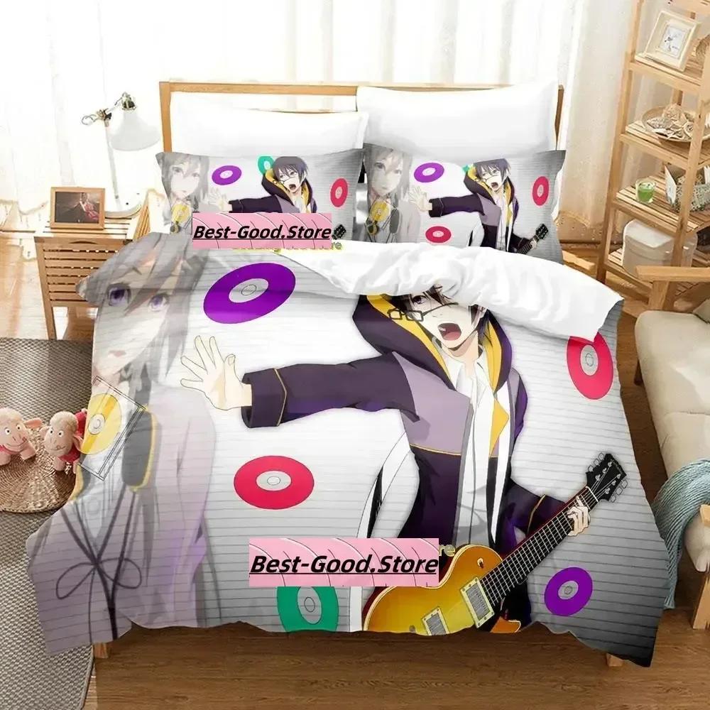 

Nico Nico Singer Beding Set Single Twin Printed Bed Linen Set With Pilowcase Soft Duvet Cover Soft Single Double Quen Super King-Sized Dimensionsd 100*200cm Single