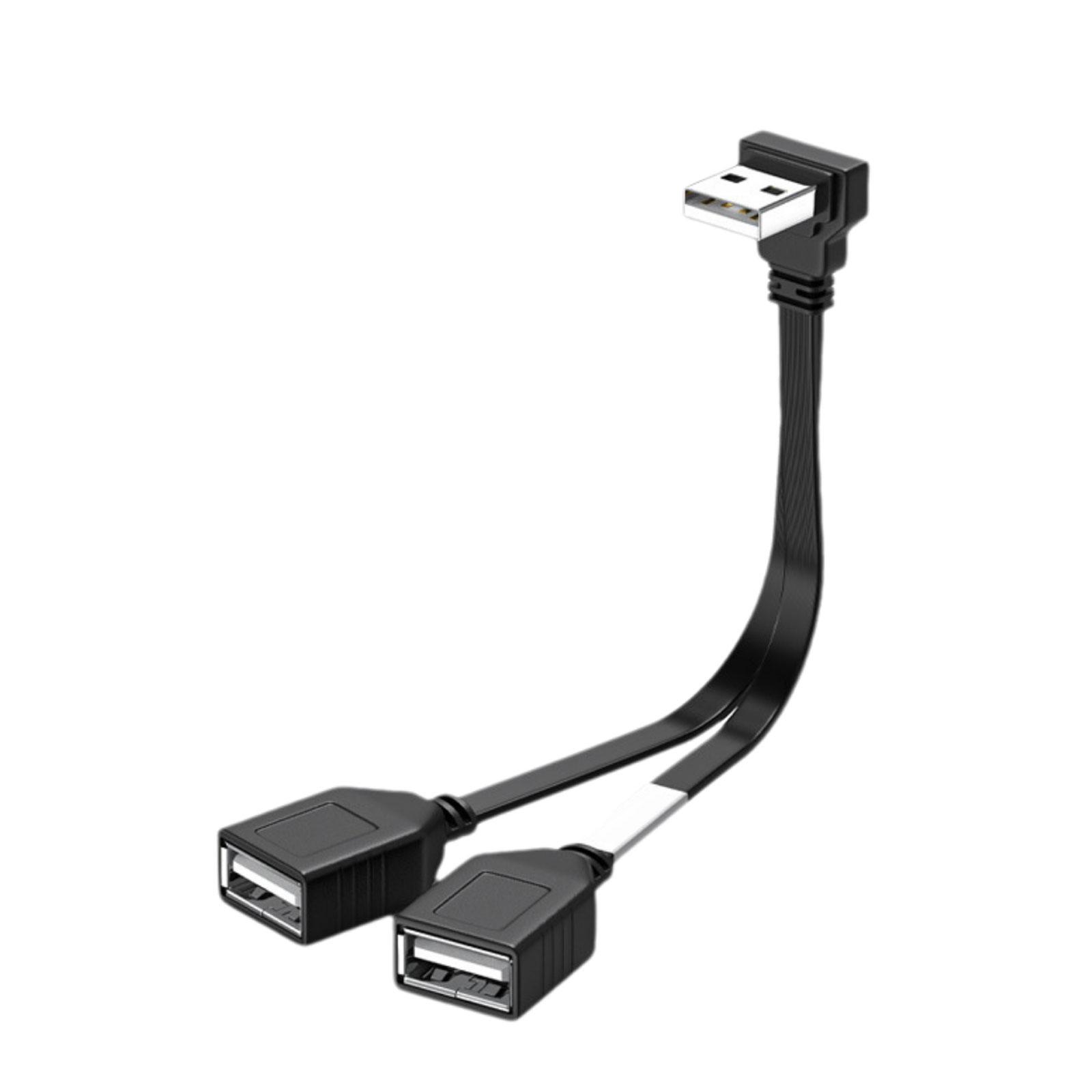 

USB 1 к 2 сплиттер кабель папа к женскому удлинитель адаптер 480 Мбит/с передача данных для ПК ноутбук автомобиль и U диск Down Turn-10