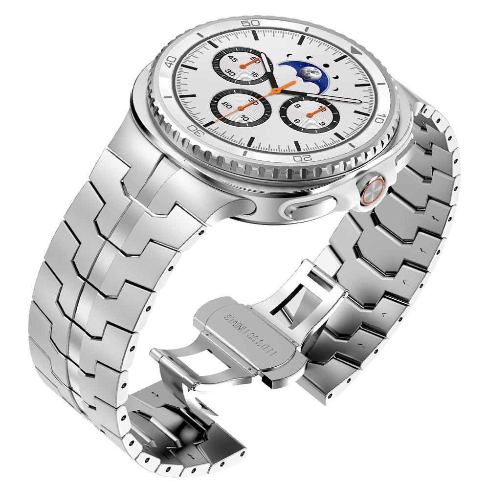 

Titanium Strap for Samsung Galaxy Watch 8 Classic 46mm Wrist Band Correa Business Bracelet for SAMSUNG GALAXY Watch 8 44mm 40mm Galaxy 8Classic 46mm срібний