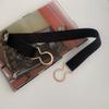 Decoration Geometric Women Waistband Gold Round Buckle Belt Female Waist Strap Elastic Waist Belt