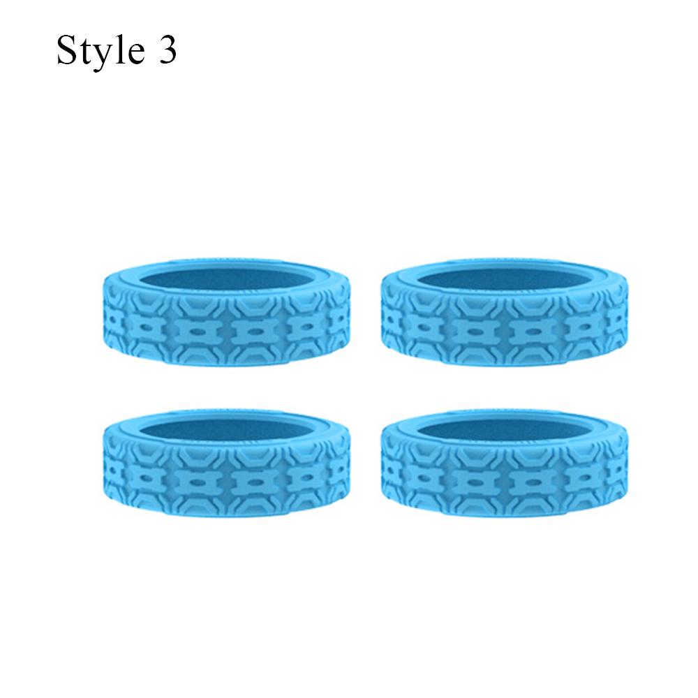 4PCS Premium Silicone Luggage Wheels Protector Covers Silent Shock-Proof Suitcase Wheels Cover Durable Trolley Box Casters Cover