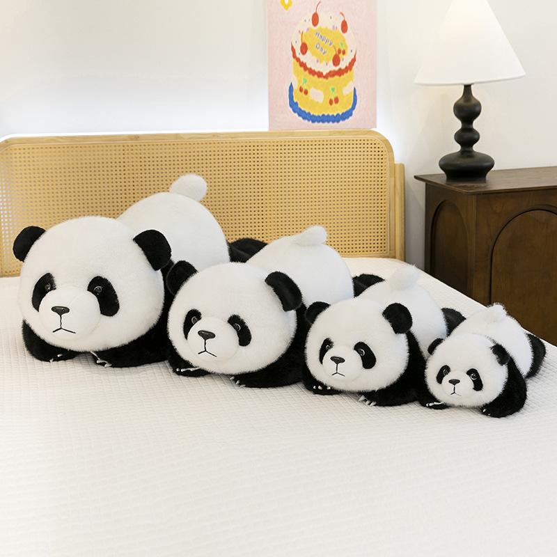 Cute Golden Eagle Party Panda Doll Plush Toy Girl Bed Sleeping Doll Warm Heart To Accompany Birthday Gift