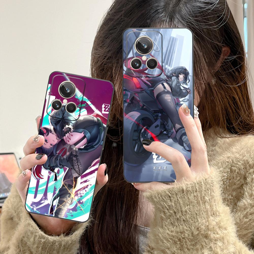 ZZZ Jane Doe Phone Case for Realme GT 8 Neo Pro C75 73 71 C67 65 C55 53 C35 31 C20 15 Soft TPU Shockproof Cover