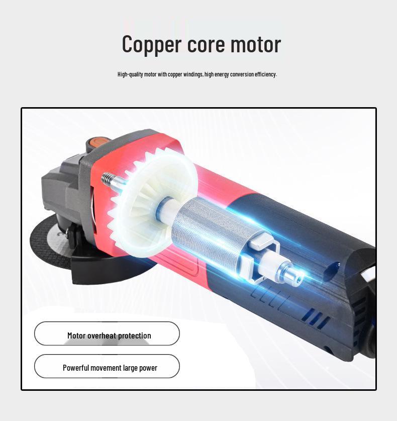 Angle Grinder: Durable Multi-Purpose Electric Tool for Metal Cutting & Polishing