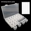 1PC 28/56 Grids DIY Diamond Painting Tools Storage Box Diamond Embroidery Accessories Organizer Case Painting Storage Containers