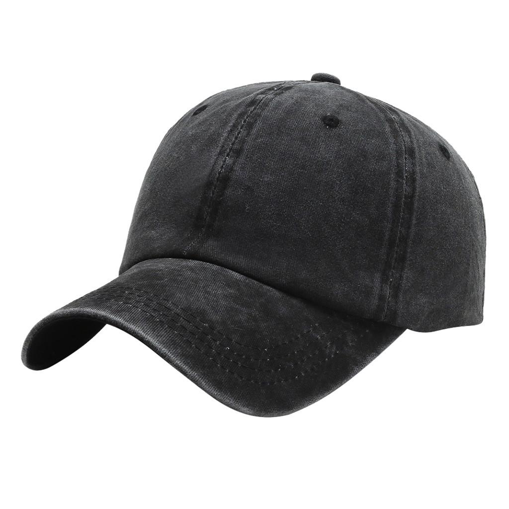 

Unisex Vintage Ponytail Baseball High Messy Bun Hat Trucker Cap Hat чорний