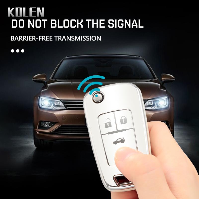 Tpu Car Key Case Cover Shell Fob For Chevrolet Cruze Impala Camaro Garna Equinox Volt Yakista Aveo Impala Gmc Terrain Keychain