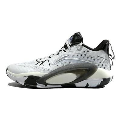 Li Ning Cushioning, Wear Resistant Mid Top Basketball Shoes Men's Black ABPS047-1