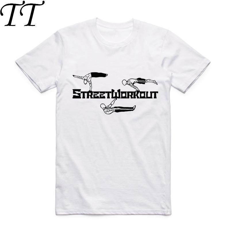 2019 Fashion Men Print Street Workout T-shirt O-Neck Short Sleeves Summer Breathable Fitness Bar Brothers Homme Top Tee T Shirt