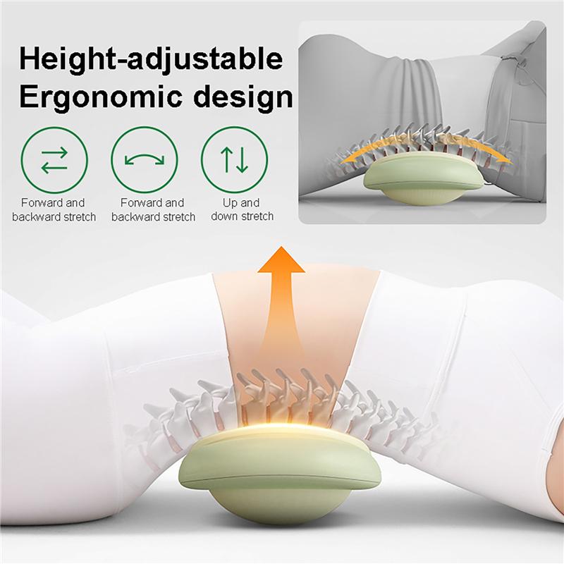 Elektrischer Lendenwirbel-Massager mit EMS-Impuls Rotes Licht Heizsystem Verstellbare Vibration Taillen-Wirbelsäulen-Stütze Rückenmassagegerät