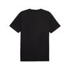Puma Color Block Logo Comfortable Durable Casual Short Sleeve T-Shirt Men Tops Black 690410-01