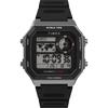 TIMEX Men's Main Street Quartz Digital Watch 100M Water Resistant Acrylic Crystal Black Dial TW5M68800
