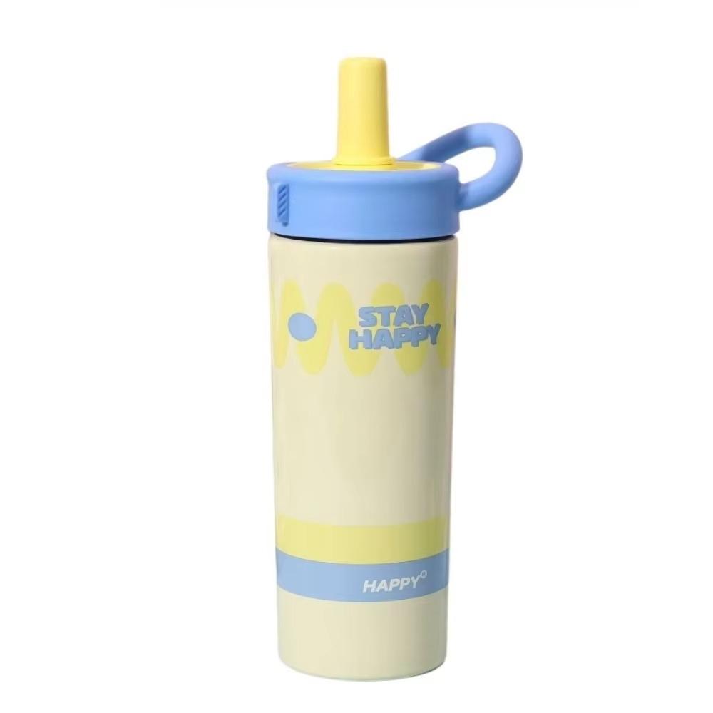 

Leak-proof Insulated Water Bottle 600ML Capacity Insulated Tumbler Vacuum Cup Picnic Style 4