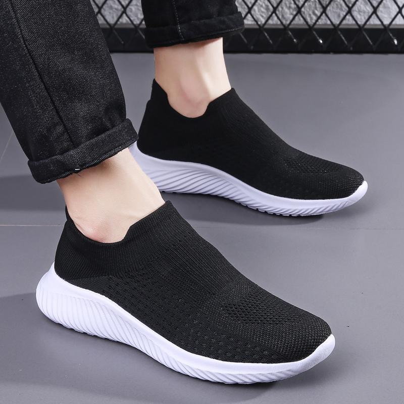 Fashion Sneakers for Men 2024 Leisure Mesh Breathable Soft Sole Fashionable Hiking Shoes Comfortable Original Men's Vulcanized Shoes