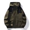 Men's Spring and Autumn Hooded Jacket Loose Casual Clothes Coat