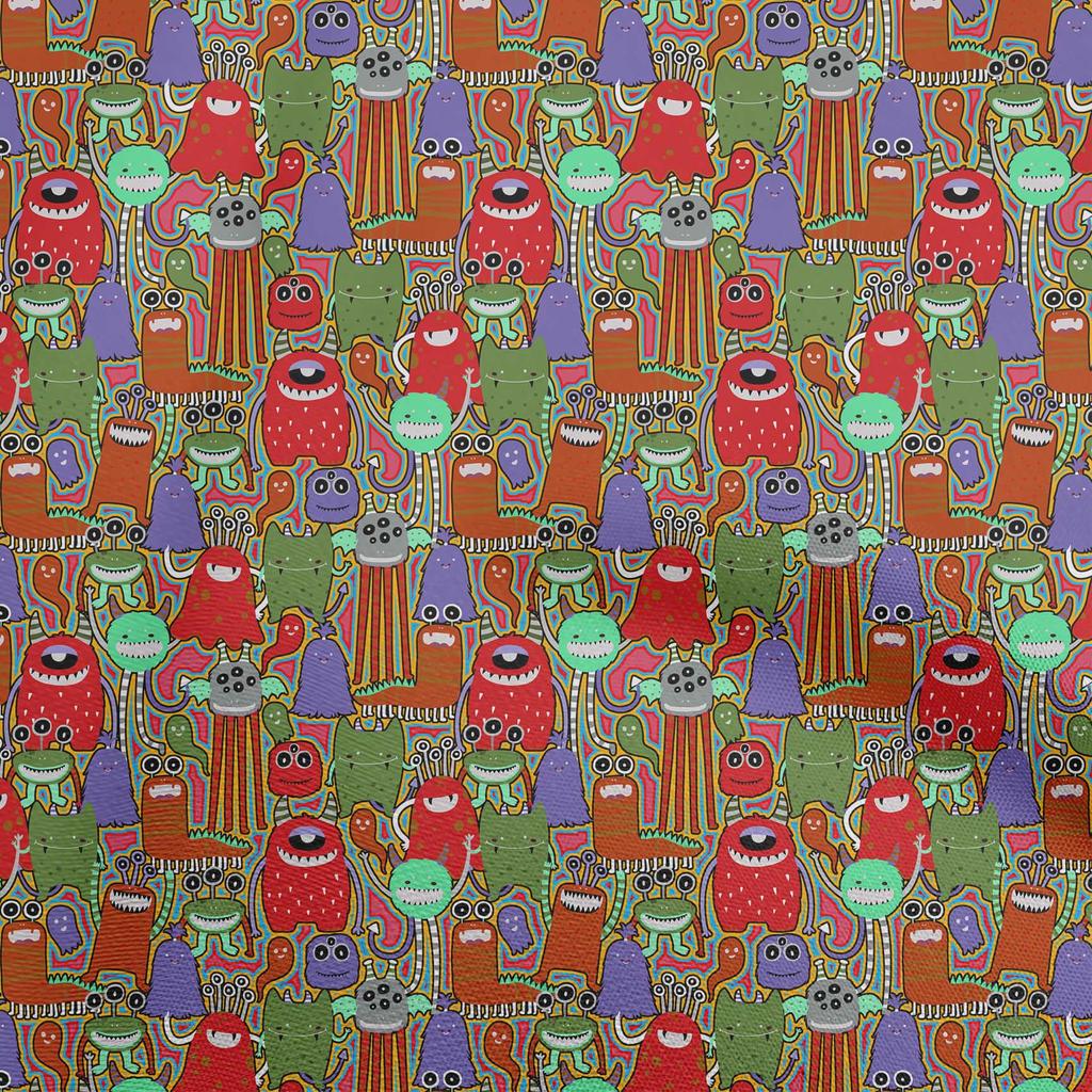 oneOone Cotton Flex Hellgrün Stoff Abstrakt Stoff zum Nähen Bedruckter Bastelstoff Meterware 40 Zoll