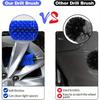 Highly Dense Durable Drill Brush for Car Wheel Cleaning Rims Engines Exhaust Bottle 1 Pack
