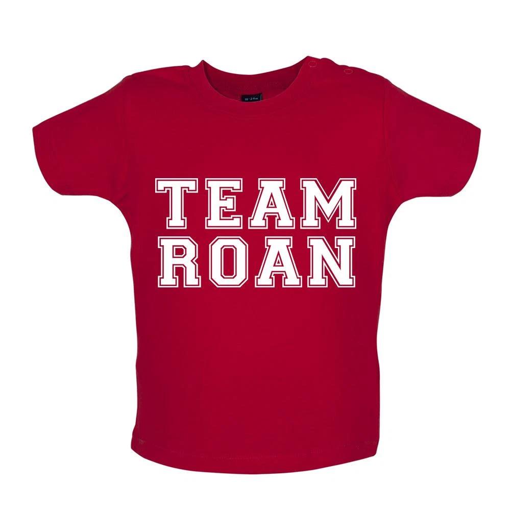 Team Roan - Baby Kids Boys Girls Unisex T-Shirt / Babygrow - Song Love Fan Good Luck Babe Tour Gig 100