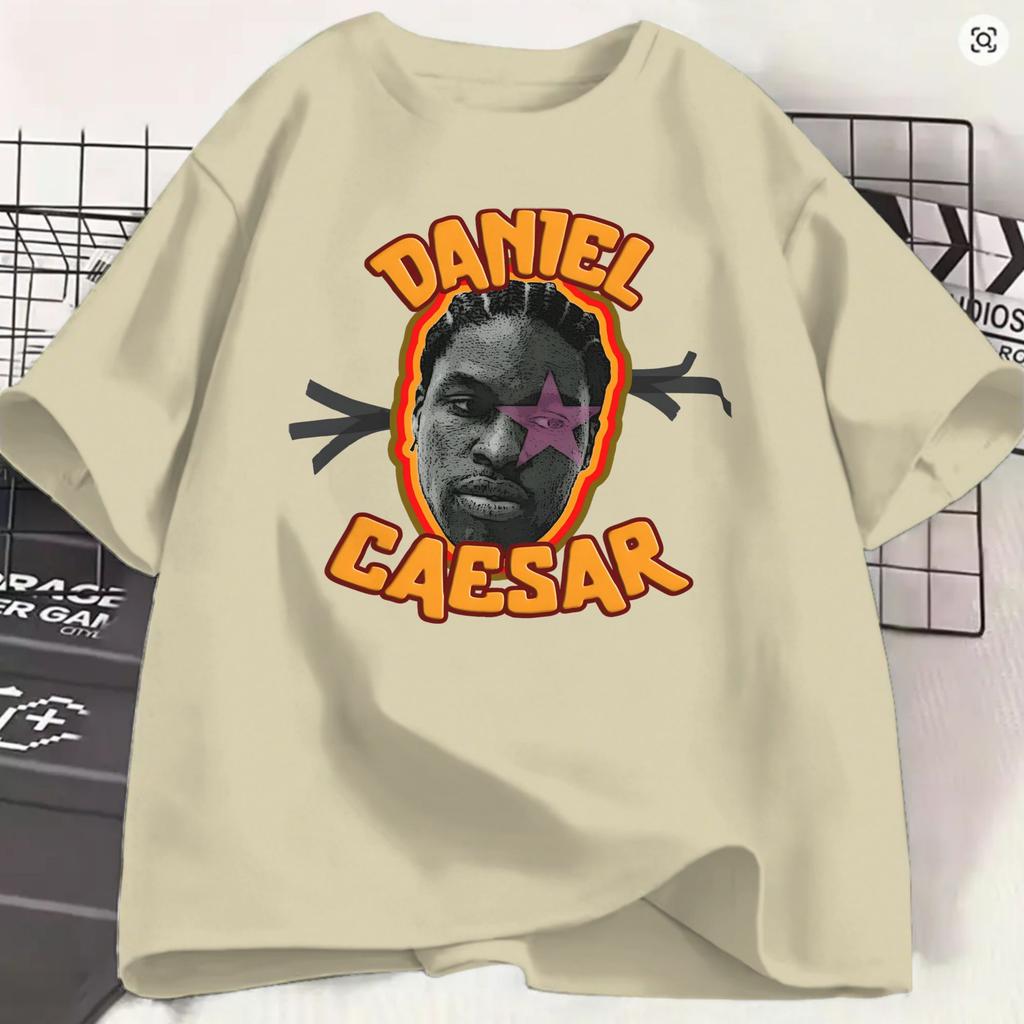 Unisexs TShirts Daniel Caesar Casual Cotton Tee Shirt Short Sleeve Singer T Shirt Crewneck Clothes New Arrival