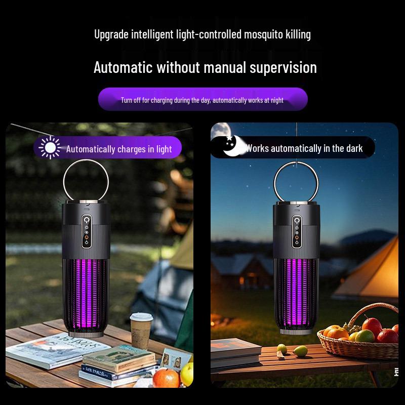 2025 Solar-Powered Electric Mosquito Killer Lamp: Portable, Outdoor & Indoor Repellent