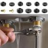58pcs Faucet Washer Set Rubber Pipe Faucet Sealing Washers O-rings For Kitchens Bathrooms Toilets Faucet Replacement Washers