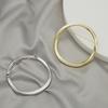Elegant Geometric Ring Brooch: Japanese & Korean Style Cardigan Pin for Sweater & Suit Decoration
