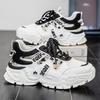 Fashion Designer Leather Sneakers Platform Waterproof Men's Shoes Outdoor Running Sports Shoes Hiking Luxury Vulcanized Shoes