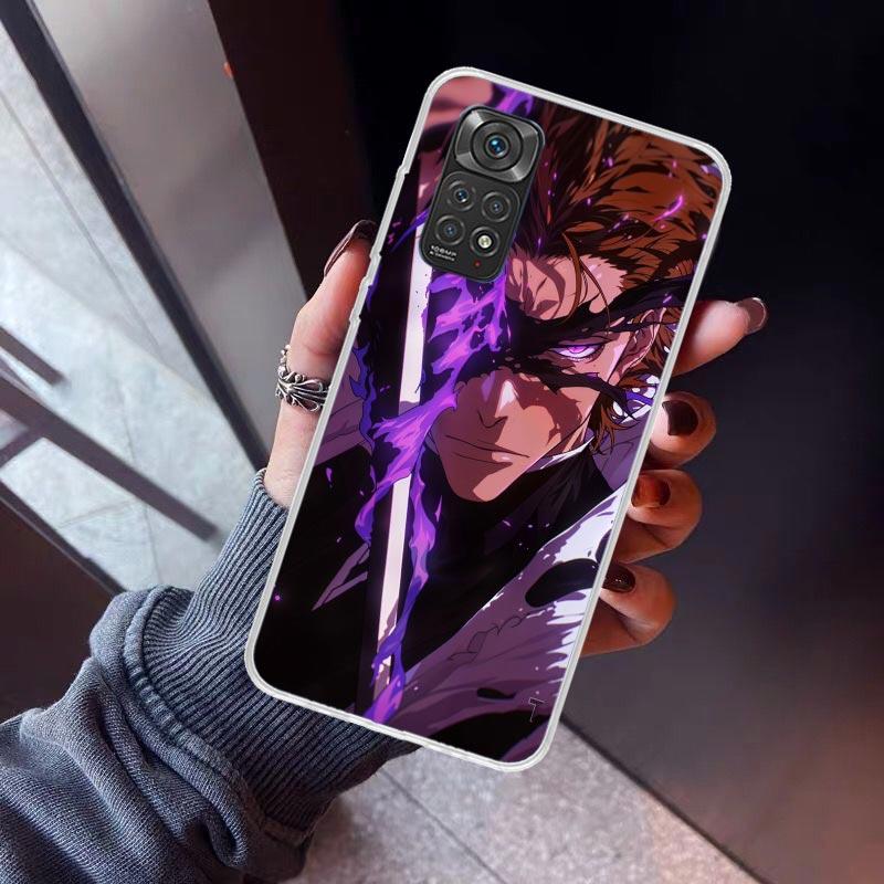 

Aizen Sousuke Bleach Phone Case For Xiaomi Redmi Note 10 11 12 13 14 15 Pro Plus 11S 12S 14S 11T 11E 10S Soft TPU Back Cover Red Redmi Note 13 4G