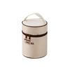Round Portable Thermal Bag for Lunch Portable Ice Cooler Pack Insulation Picnic Food Storage Bags School Bento Dinner Container