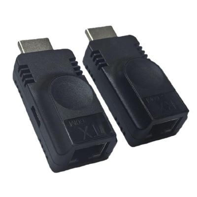 RJ45 Base 1080P Extender for Stable Long Ranges Video and Auditory Transfer Up To 60Meter In Residential and Commercial